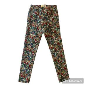 Mini Boden Floral Corduroy Pants